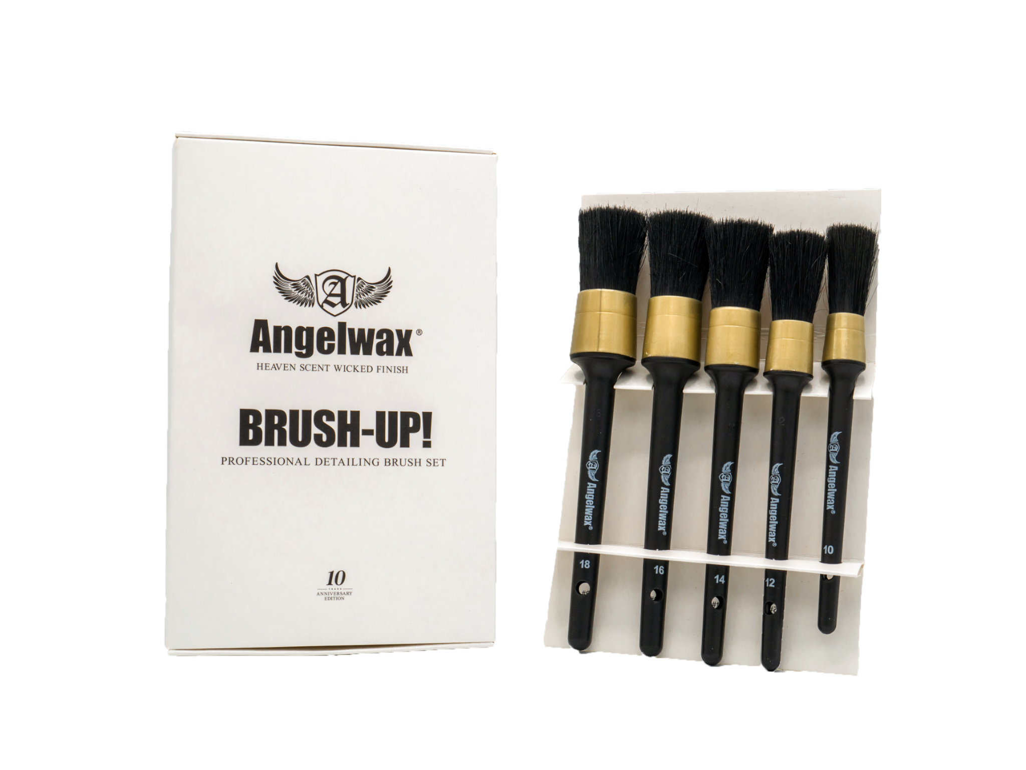 Angelwax Brush-Up! - 5kpl detailing sutisetti